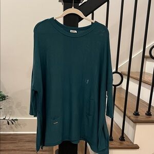Mersea Teal Women's Tunic Top